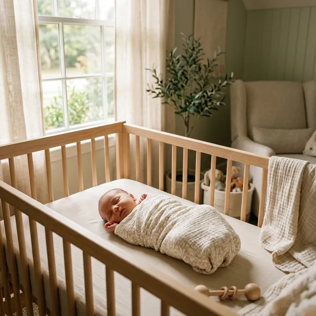 Recién nacido durmiendo plácidamente